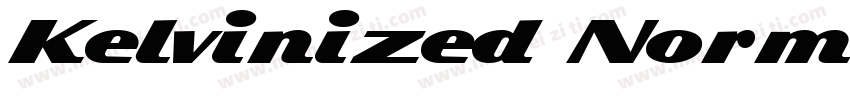 Kelvinized Normal字体转换